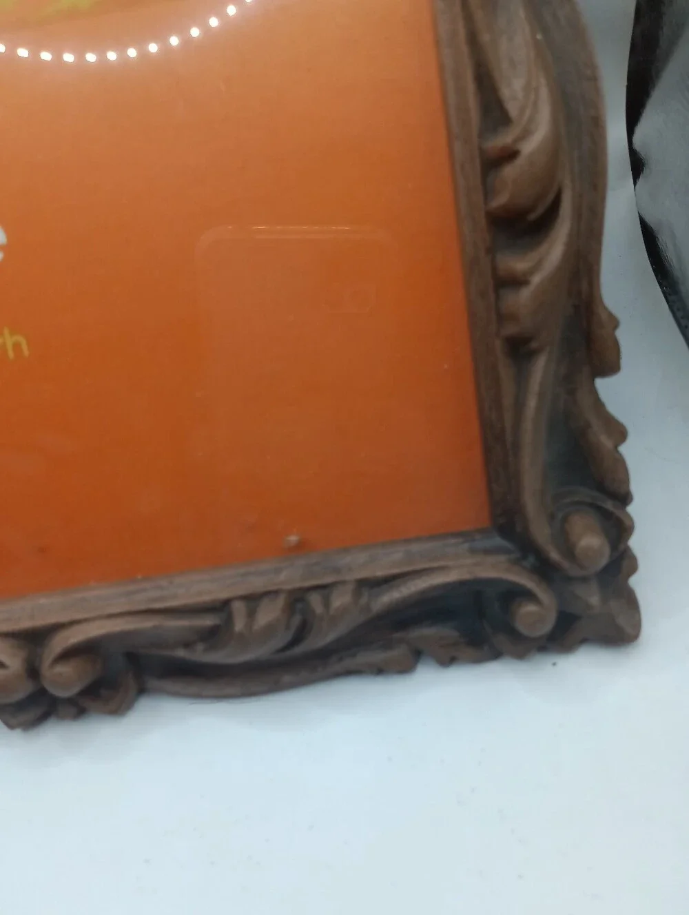 Intercraft Industries Corp Ornate Brown Hollywood Regency Photo Frame